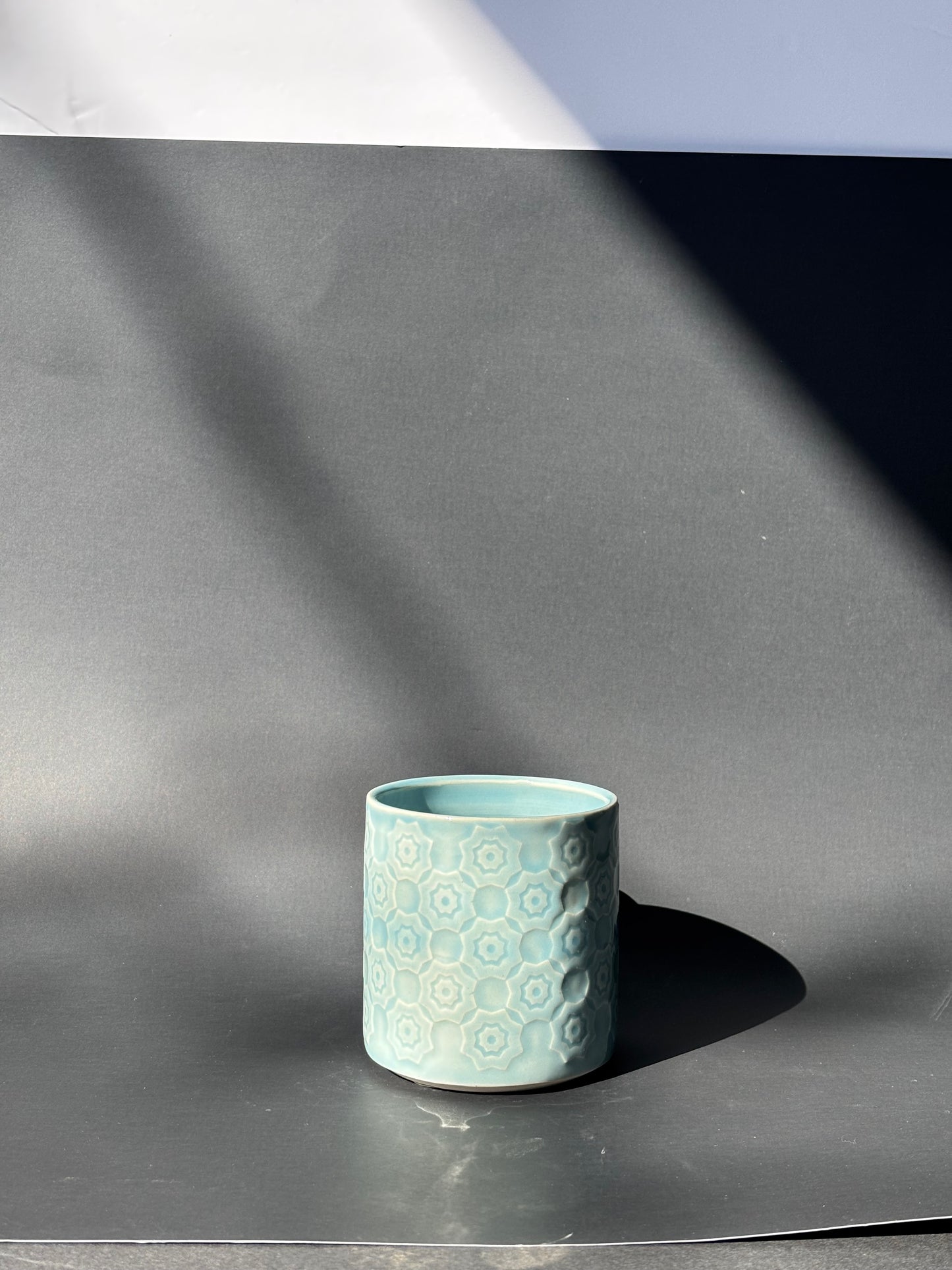 Geometric Etched Mug