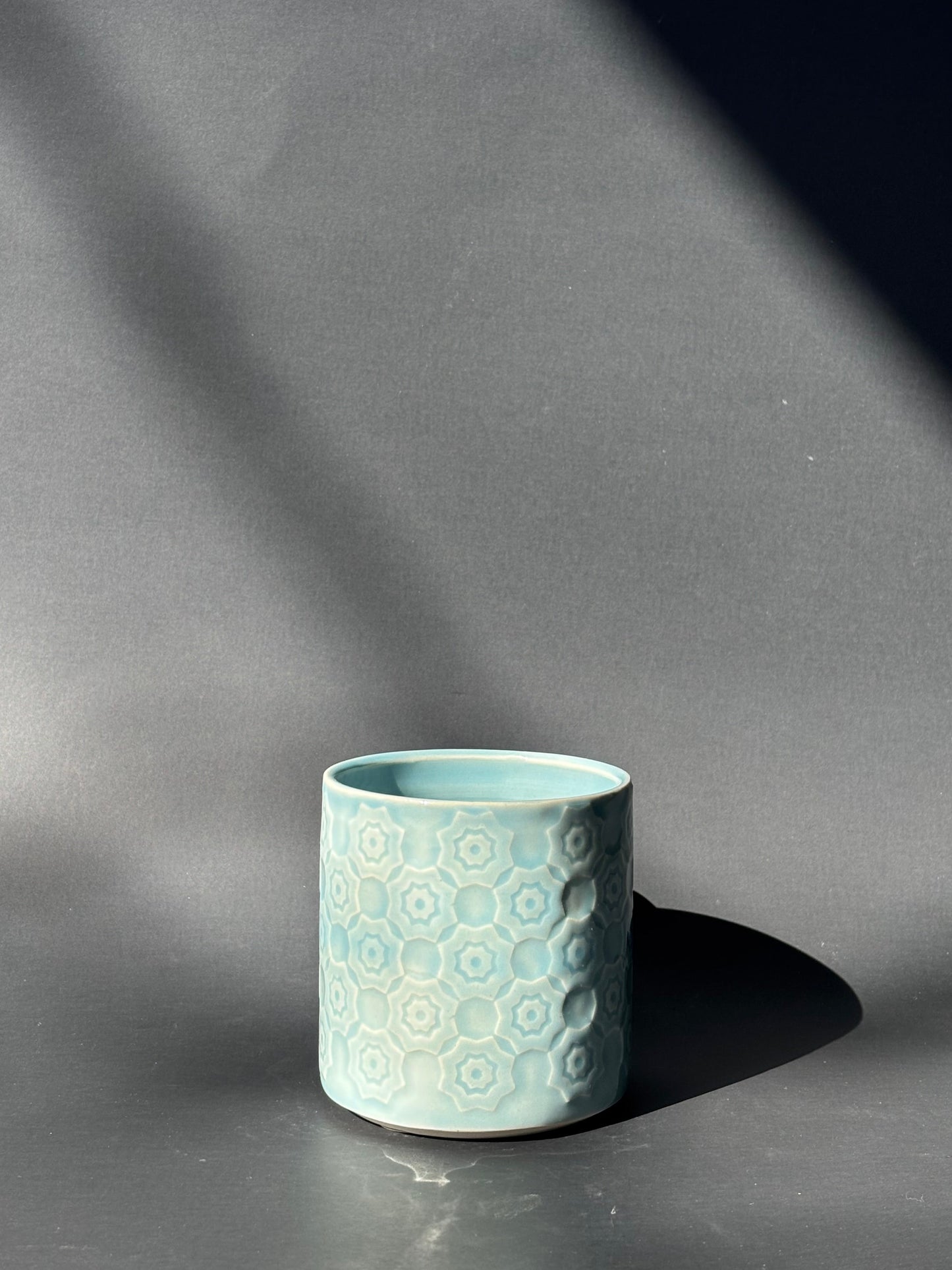 Geometric Etched Mug
