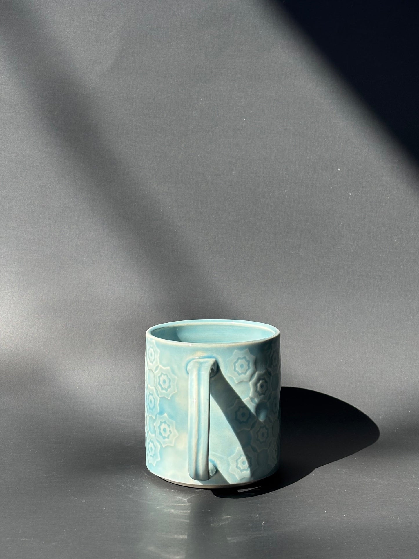 Geometric Etched Mug