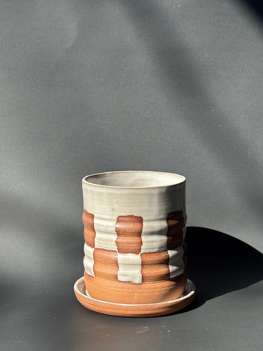 Checker Zig Zag Planter