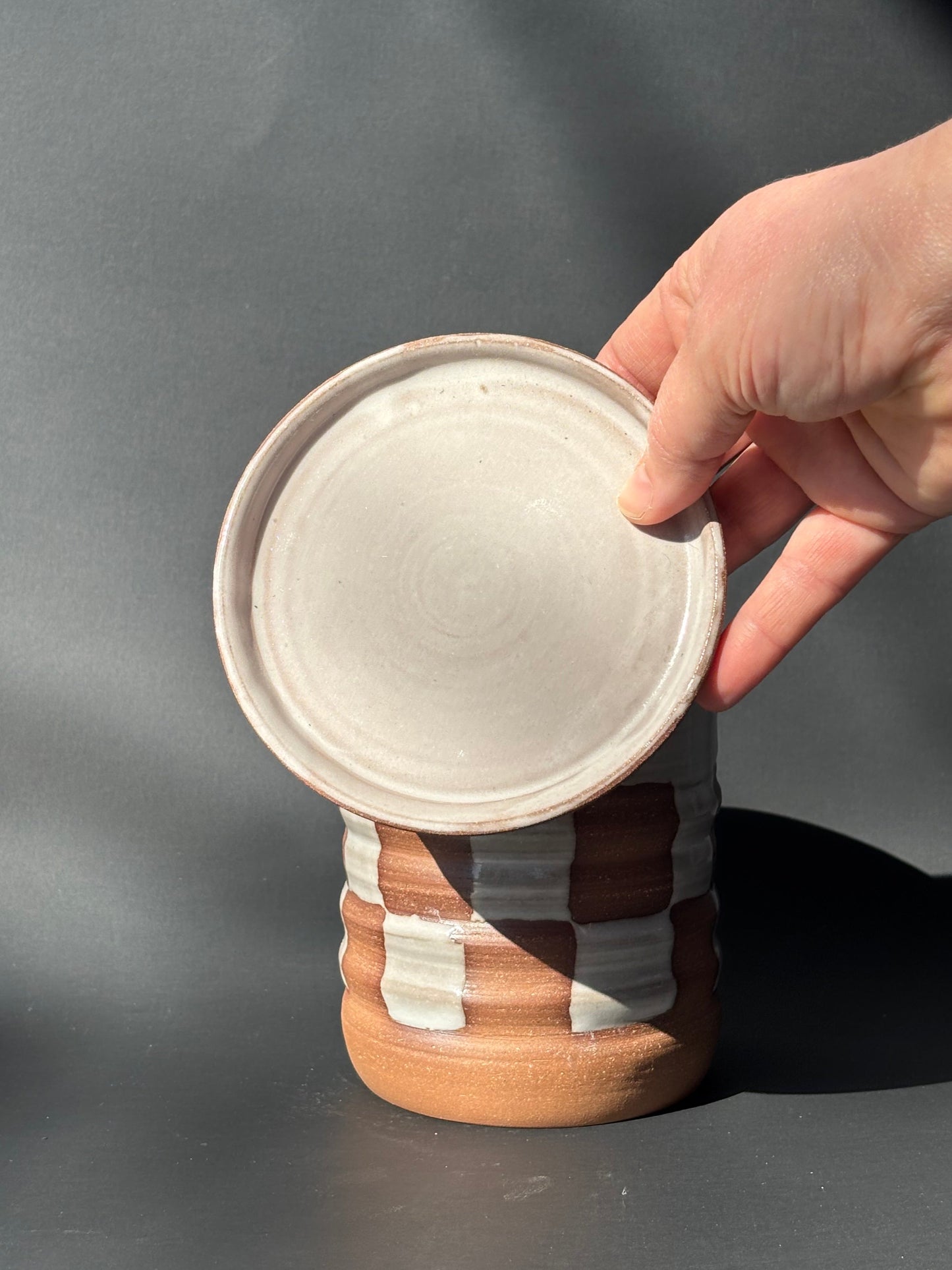 Checker Zig Zag Planter