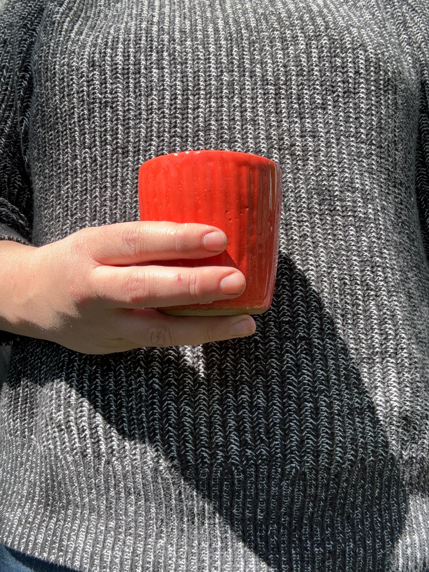 Papaya Carved Tumbler