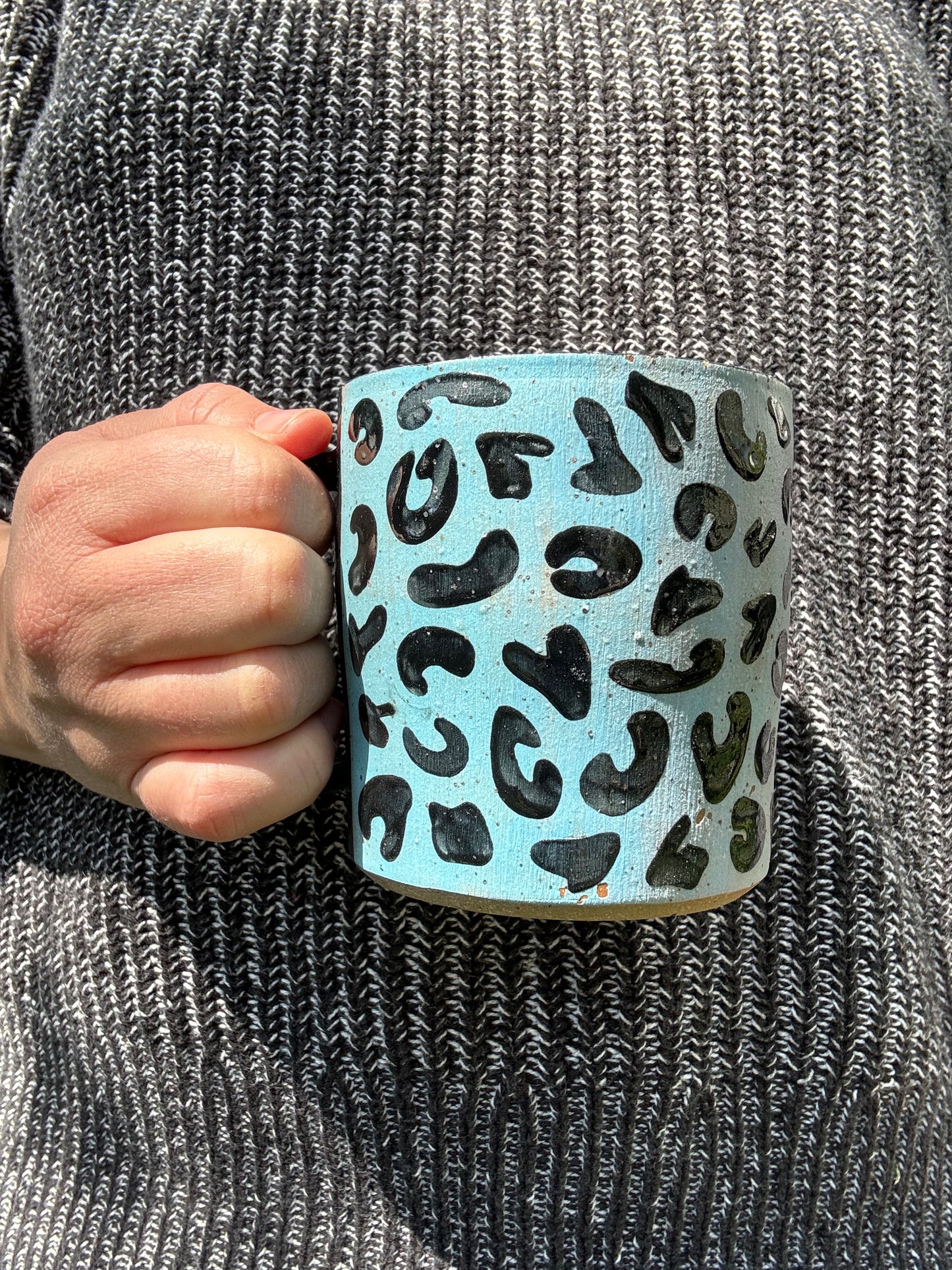 Ombre Large Cheetah Mug