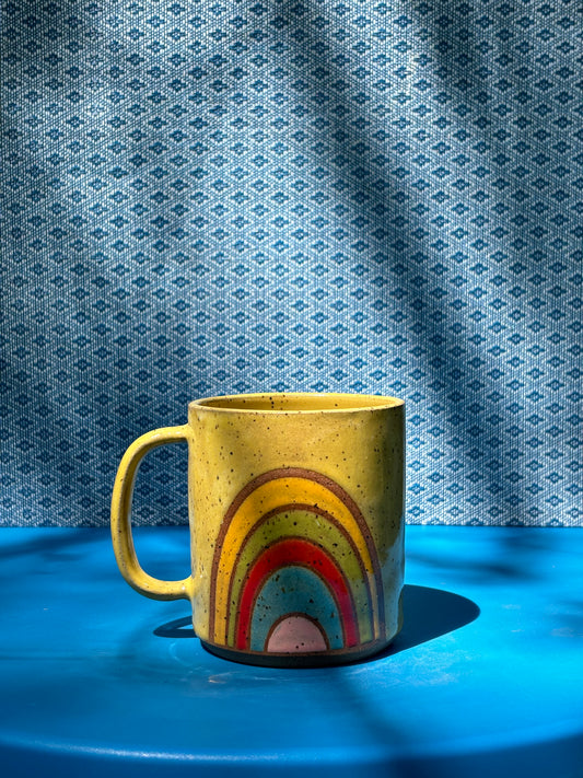 Yellow Rainbow Mug