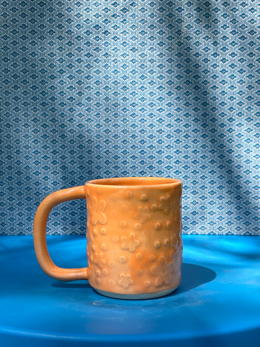 Melon Flower and Dot Mug