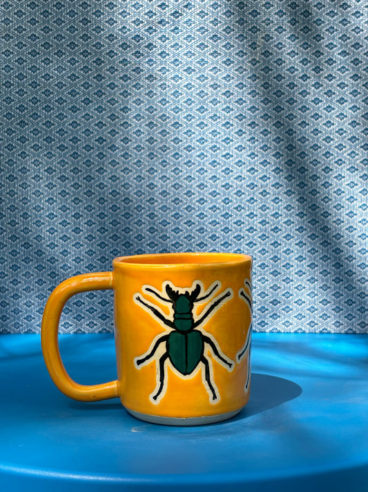 Beetle Tangerine Mug